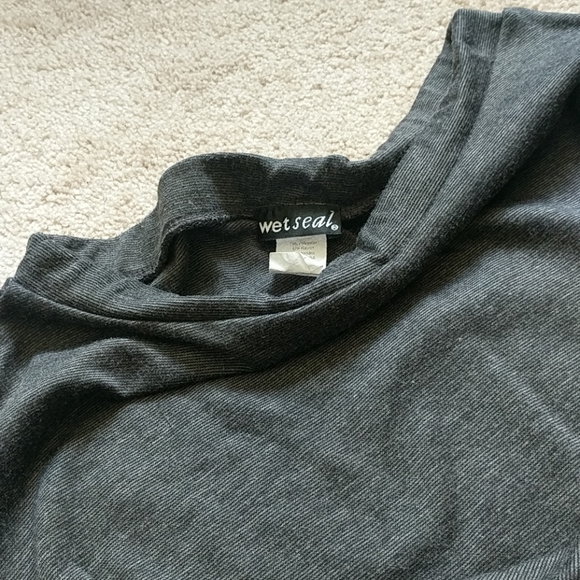 Comfy gray flare skirt - Picture 5 of 6